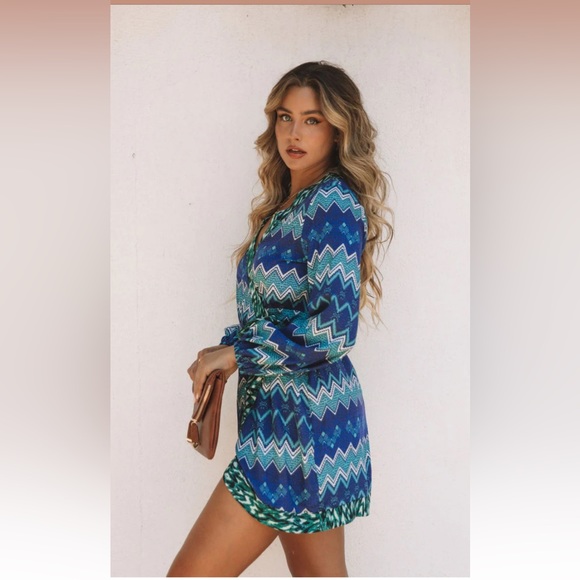 VICI Wrap Dress NWOT - Picture 3 of 5